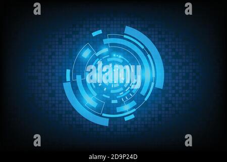 Futuristic abstract background .Future theme concept background.Data dashboard,Graph,Panel digital concept.vector and illustration Stock Vector
