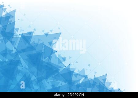 futuristic connection poly background vector and illustration Stock Vector