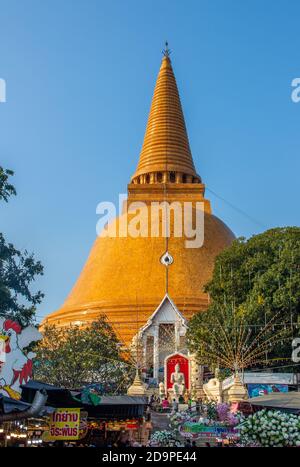 Thai festival in Nakhon Pathom Stock Photo