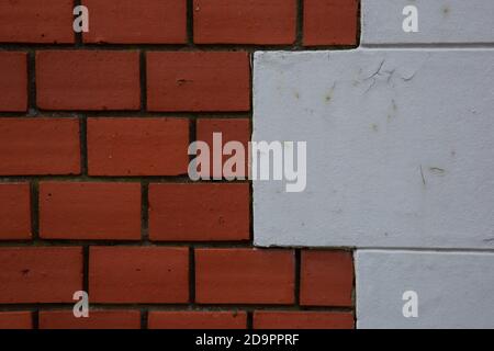 Closeup of a brick wall - good for backgrounds Stock Photo