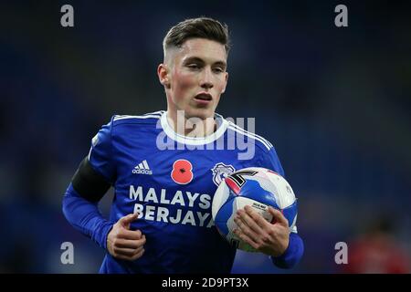 Cardiff, UK. 06th Nov, 2020. Harry Wilson of Cardiff City looks on.EFL Skybet championship match, Cardiff city v Bristol City at the Cardiff City Stadium in Cardiff, Wales on Friday 6th November 2020. this image may only be used for Editorial purposes. Editorial use only, license required for commercial use. No use in betting, games or a single club/league/player publications. pic by Andrew Orchard/Andrew Orchard sports photography/Alamy Live news Credit: Andrew Orchard sports photography/Alamy Live News Stock Photo