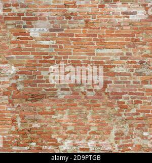 texture of seamless tuscany stone wall texture in 6k resolution Stock Photo