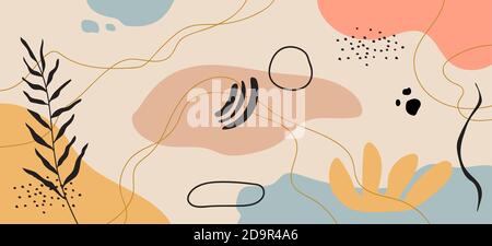 Modern abstract elements set, minimal design, vector illustration Stock ...