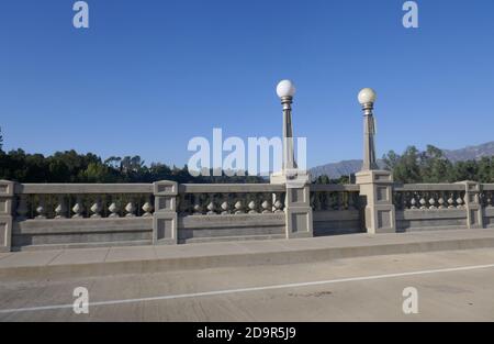 Pasadena, California, USA 4th November 2020 A general view of atmosphere of of a bridge on November 4, 2020 in Pasadena, California, USA. Photo by Barry King/Alamy Stock Photo Stock Photo