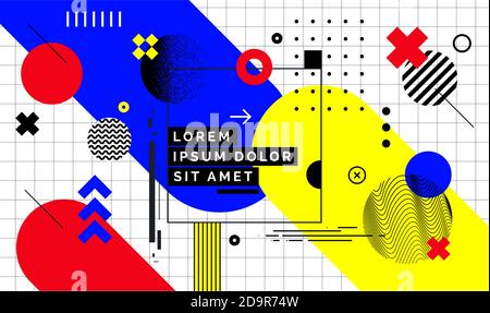 Modern abstract cover, minimal cover design. Colorful geometric background, vector illustration. Stock Vector