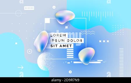 Modern abstract cover, minimal cover design. Colorful geometric background, vector illustration. Stock Vector
