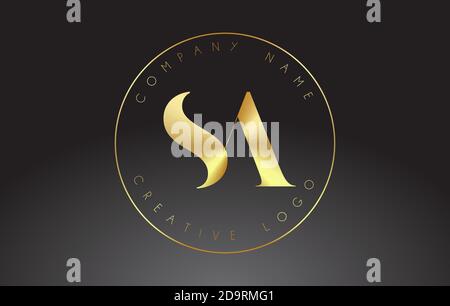 Letter Sa S A Signature Minimalistic Monogram Vector Logo Simple Sa S A Icon With Circular Name Pattern Creative Handwritten Vector Illustration Wit Stock Vector Image Art Alamy