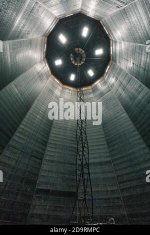 Ancient gasometer in Brescia in northern Italy Stock Photo - Alamy