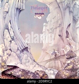 Yes - original vinyl album cover - Relayer - 1974 Stock Photo