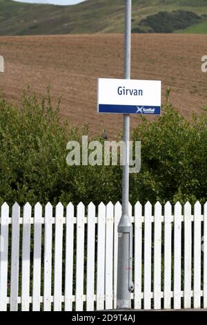 Girvan Railway Station, South Ayrshire, Scotland, UK Stock Photo