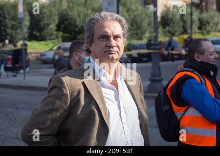 Rome, Italy. 07th Nov, 2020. Roberto Fiore, founder of Forza Nuova (Photo by Matteo Nardone/Pacific Press) Credit: Pacific Press Media Production Corp./Alamy Live News Stock Photo