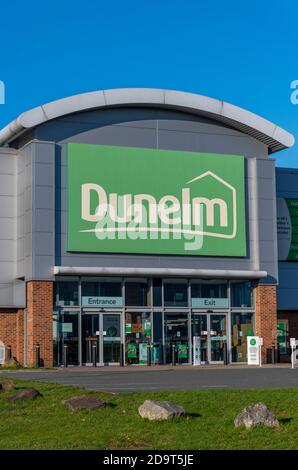 Dunelm Mill Shop Store Shopping Sign Front Exterior Facade Building 