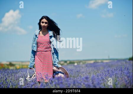 Beautiful indian girl in summer dress 
