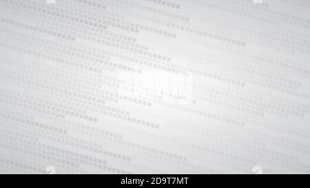 Abstract background of small squares or pixels in shades of gray and white colors Stock Vector
