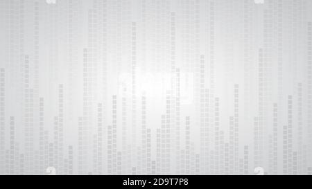 Abstract background of small squares or pixels in shades of gray and white colors Stock Vector