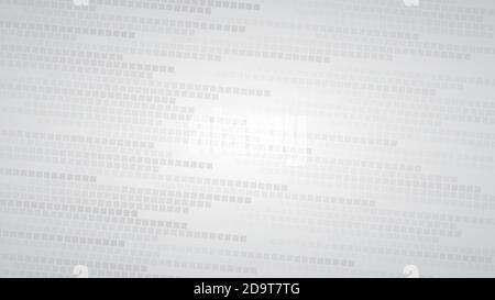 Abstract background of small squares or pixels in shades of gray and white colors Stock Vector