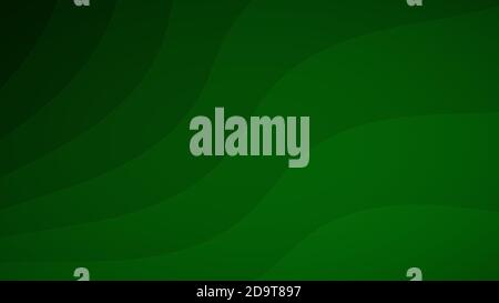 Abstract background of wavy lines in shades of green Stock Vector