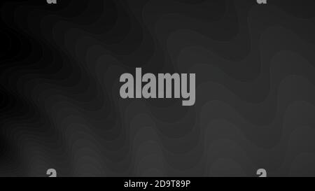 Abstract background of wavy lines in shades of black Stock Vector