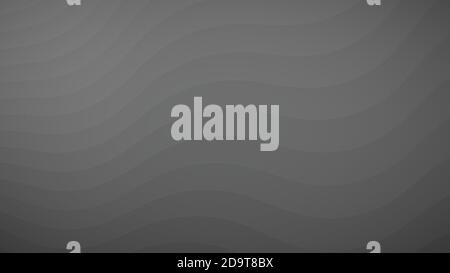 Abstract background of wavy lines in shades of gray Stock Vector