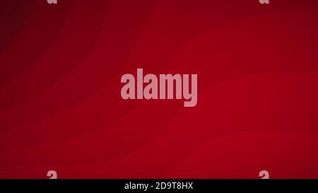 Abstract background of wavy lines in shades of red Stock Vector