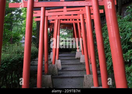 Kenroku-en Garden in Kanazawa, Japan in the Ishikawa prefecture. One of the top three most beautiful gardens in all of Japan. Stock Photo