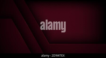 Red abstract vector background with overlapping characteristics. Stock Vector