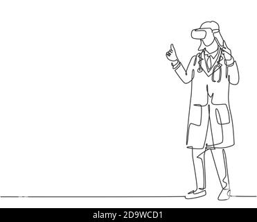 Doodle good doctor character illustration Stock Vector Image & Art - Alamy