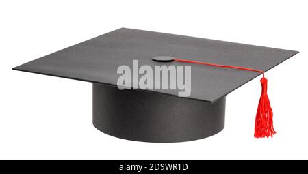 Graduate hat isolated on a white background. Stock Photo