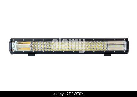 LED light bar for off road isolated on white background with clipping path. Stock Photo
