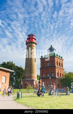 Putgarten: Cape Arkona, old and new lighthouse, Ostsee (Baltic Sea), Rügen Island, Mecklenburg-Vorpommern, Germany Stock Photo