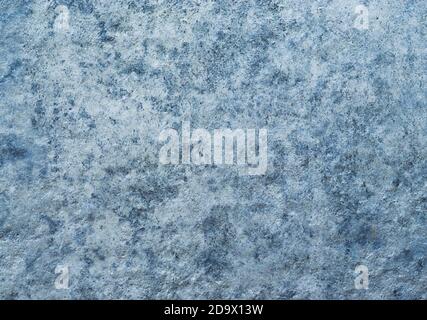 Blue Rough Grunge Painted Surface Decorative Design Texture. Dark Gloomy Background. Abstract Pattern Stock Photo