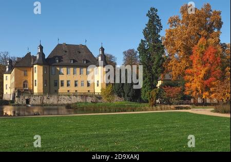 Baroque water castle Schloss Dyck in Germany Stock Photo