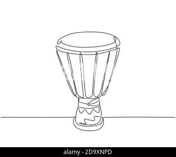 Doodle djembe. vektoros vázlatDoodle djembe. vektoros vázlat  