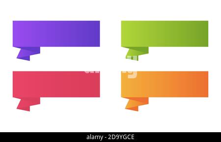 Colorful Web Stickers, Tags and Labels. Vector illustration. Stock Vector