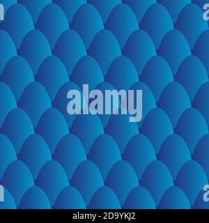 Fish scales seamless pattern. Mermaid tail background Stock Vector