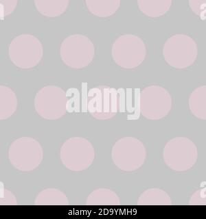 Polka dot seamless simple pattern with colore circles Stock Vector