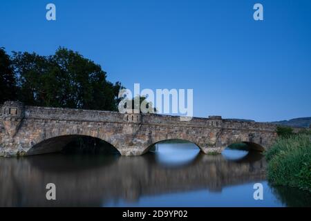 Houghton bridge at Amberley in West Sussex Stock Photo