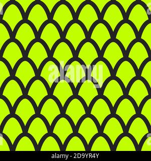 Fish scales seamless pattern. Mermaid tail background Stock Vector