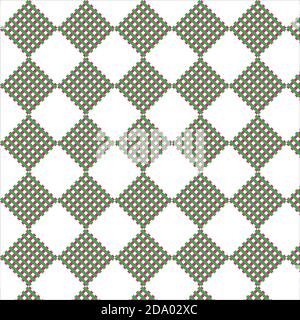 Gematric Fabric Colorful Line Patterns Stock Vector