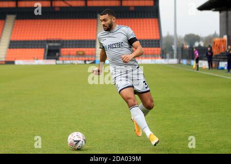 London, UK. 08th Nov, 2020. Colin Daniel of Burton Albion in action during the game. The Emirates FA Cup, 1st round match, Barnet v Burton Albion at the Hive Stadium in London on Sunday 8th November 2020. this image may only be used for Editorial purposes. Editorial use only, license required for commercial use. No use in betting, games or a single club/league/player publications. pic by Steffan Bowen/Andrew Orchard sports photography/Alamy Live news Credit: Andrew Orchard sports photography/Alamy Live News Stock Photo