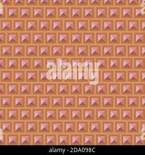 Pyramid Shape Background 3d Pattern Stock Vector