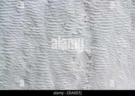 Stone texture covered with calcium deposits. Pamukale texture. Light ...