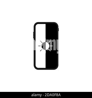 On and off switch icon. Dark and light mode switcher. Vector on isolated white background. EPS 10 Stock Vector