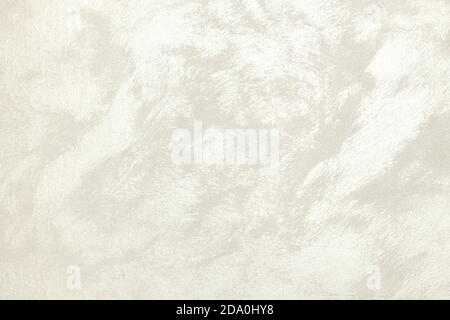 white messy wall stucco texture background, decorative wall paint. Stock Photo