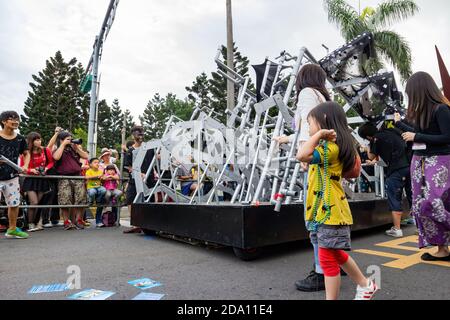 Taipei, OCT 18, 2013 - Rio Carnival Style Dream Parade at Taiwan Stock Photo