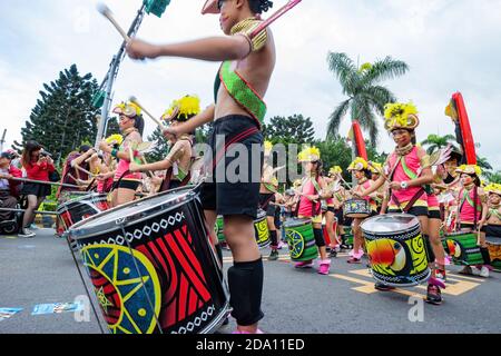 Taipei, OCT 18, 2013 - Rio Carnival Style Dream Parade at Taiwan Stock Photo
