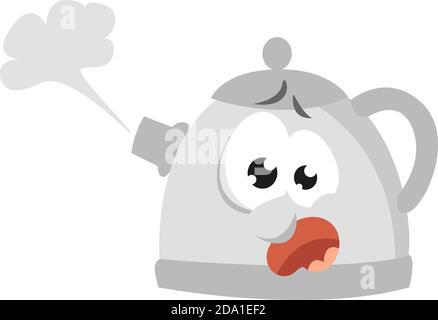 Kettle boil vector vector illustration Stock Vector by ©aleksangel 97388742