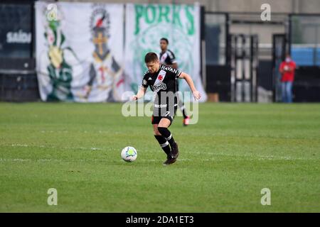 Rio, Brazil - november 08, 2020: Leo Gil player in match between Vasco and Palmeirasq by Brazilian Championship  in Sao Januario Stadium Stock Photo