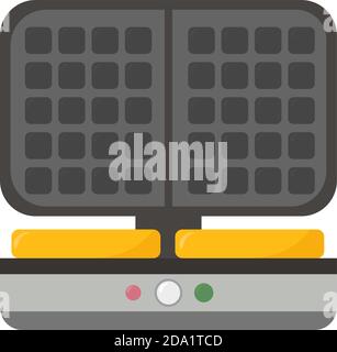 Waffle maker ,illustration, vector on white background Stock Vector