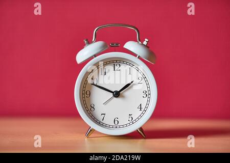 Alarm Clock on a Shelf Stock Photo